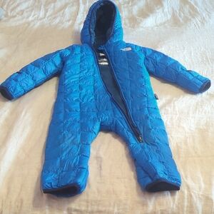 The North Face Thermoball Toddler Snowsuit, Bright Blue, Size 12-18 Months